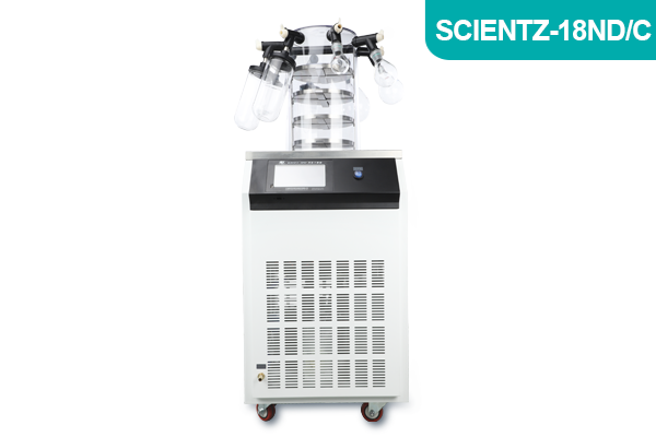 寧波新芝實驗型加熱式鐘罩凍干機(jī)Scientz-18ND/C普通多歧管型