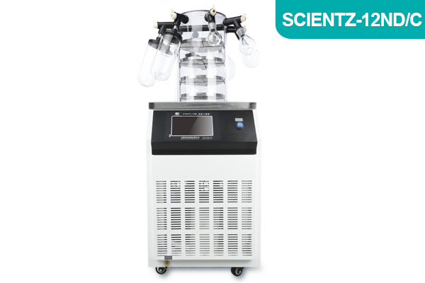 寧波新芝實驗型加熱式鐘罩凍干機(jī)Scientz-12ND/C普通多歧管型