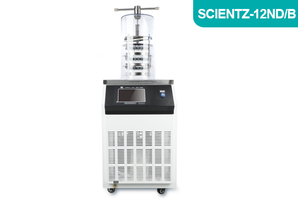 寧波新芝實驗型加熱式鐘罩凍干機(jī)Scientz-12ND/B壓蓋型